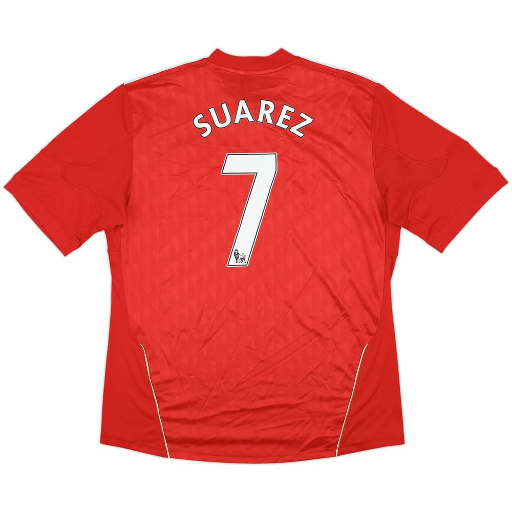2010-12 Liverpool Home Shirt Suarez #7 - 5/10 - (XL)