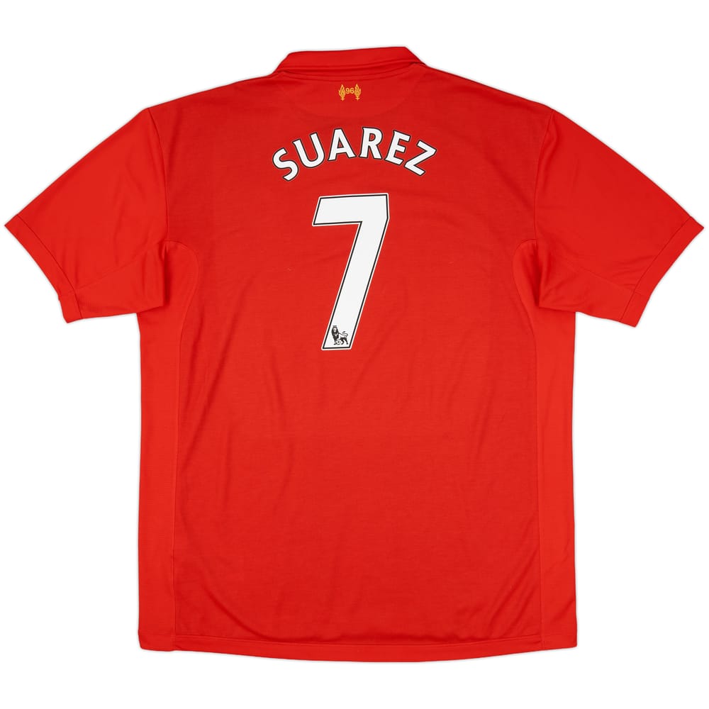 2012-13 Liverpool Home Shirt Suarez #7 - 9/10 - (3XL)