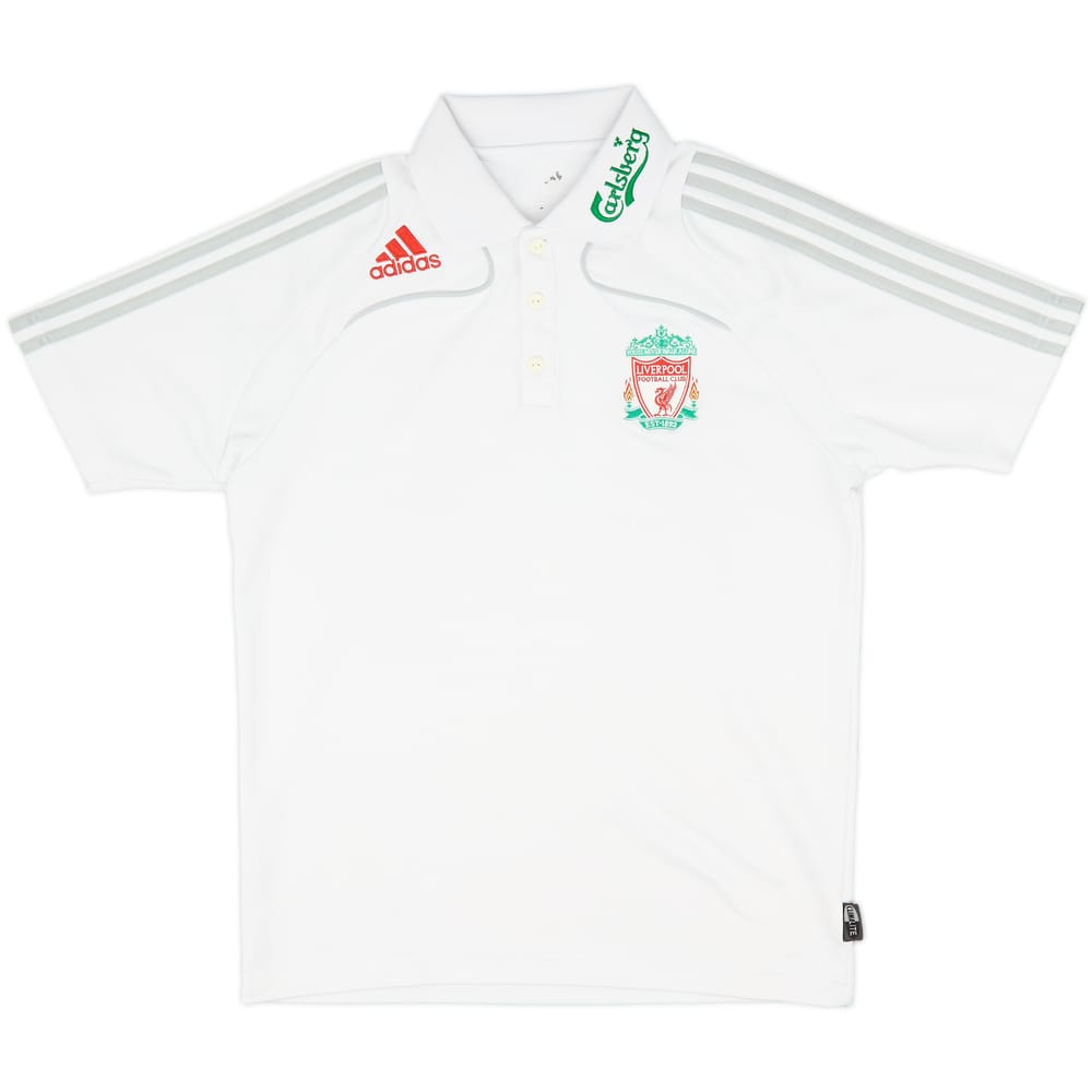 2008-09 Liverpool adidas Polo Shirt - 8/10 - (M)