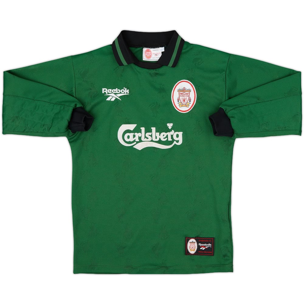 1996-97 Liverpool GK Shirt - 9/10 - (M.Boys)