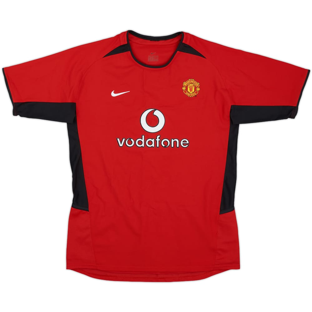 2002-04 Manchester United Home Shirt - 9/10 - (XL.Boys)