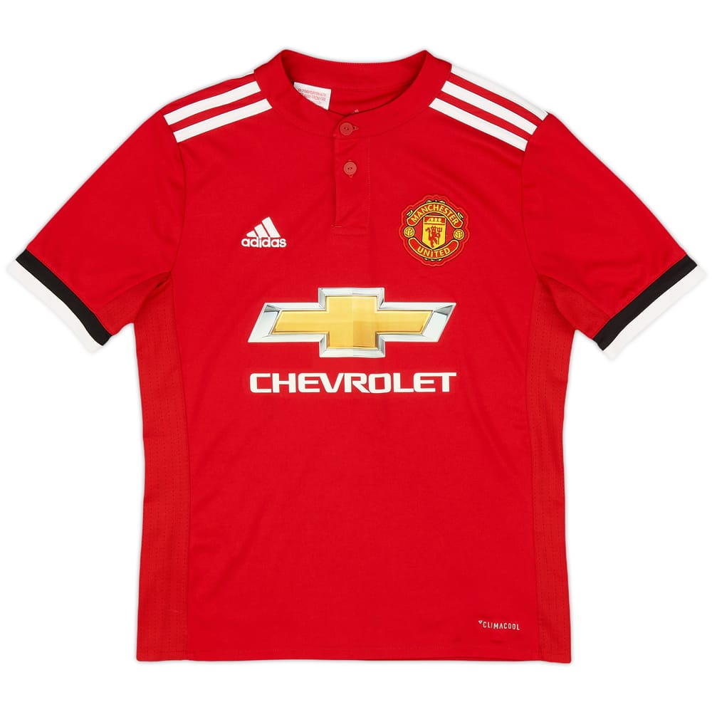 2017-18 Manchester United Home Shirt - 9/10 - (M.Boys)