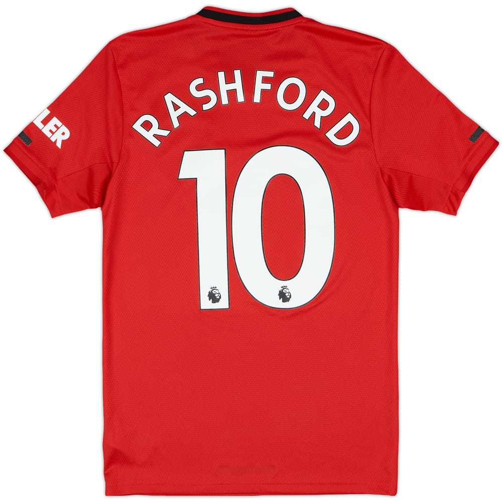2019-20 Manchester United Home Shirt Rashford #10 - 9/10 - (XS)