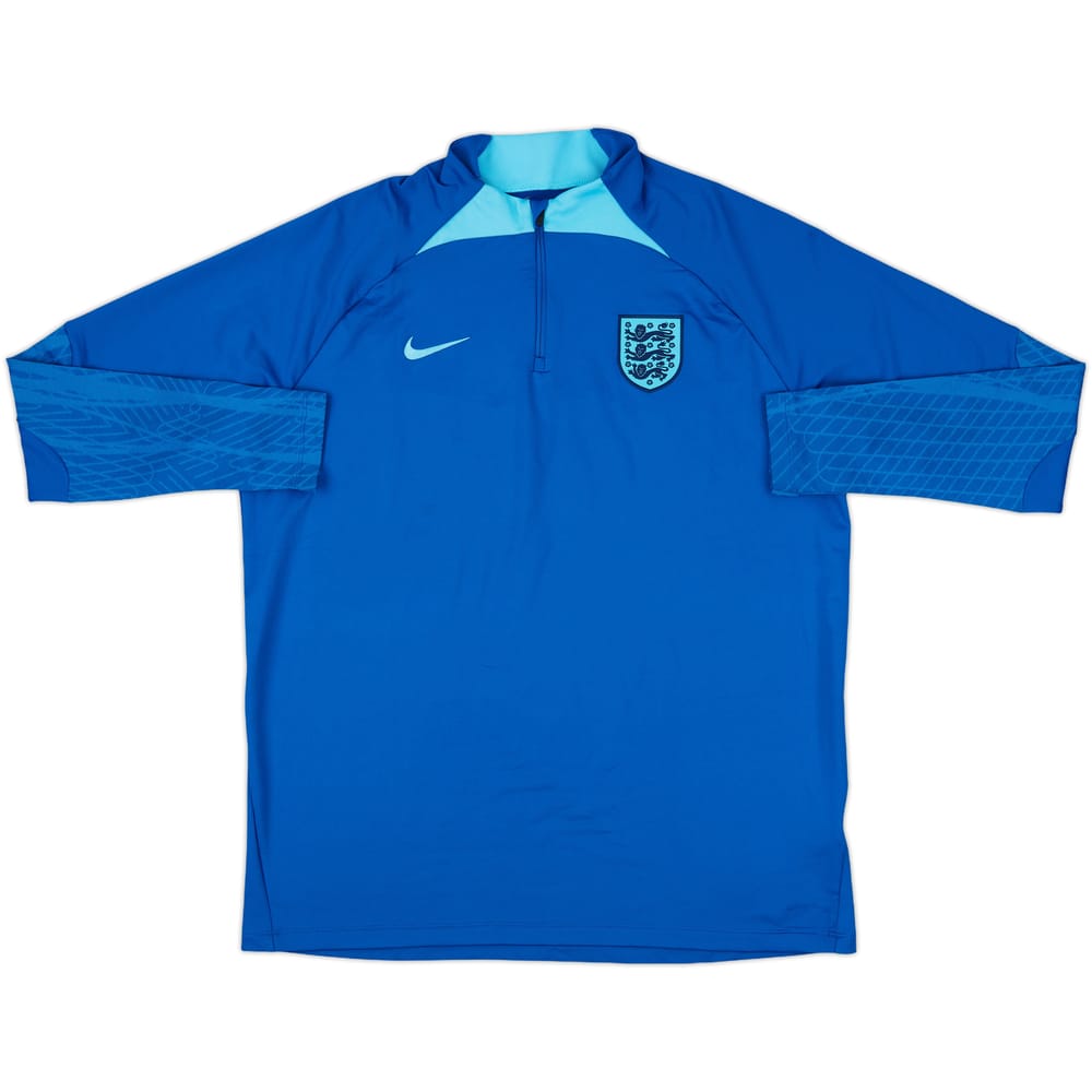 2022-23 England Nike 1/4 Zip Drill Top - 8/10 - (XL)