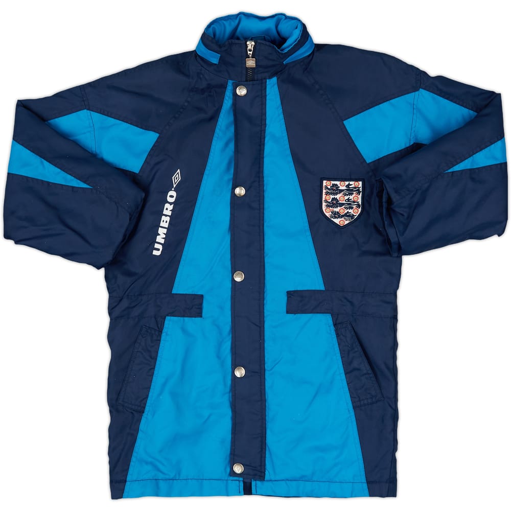 1995-97 England Umbro Bench Coat - 8/10 - (L.Boys)