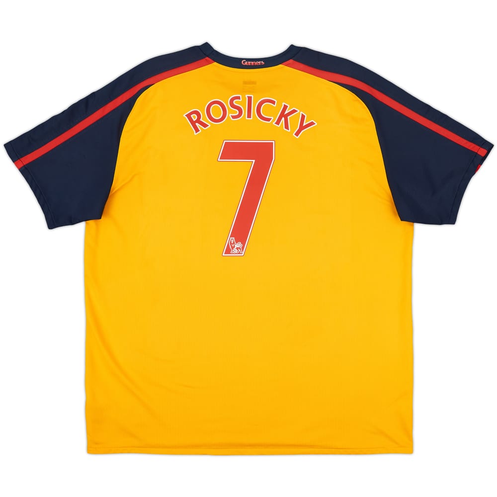 2008-09 Arsenal Away Shirt Rosicky #7 - 6/10 - (XXL)
