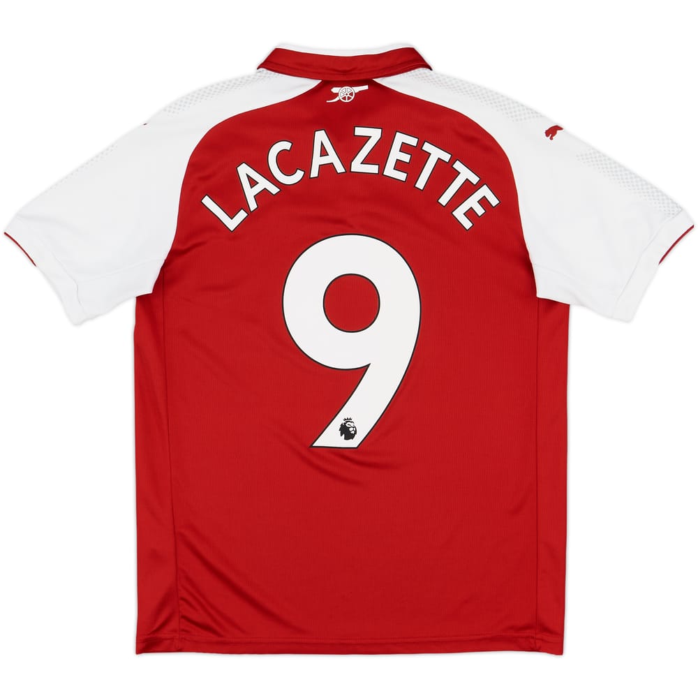 2017-18 Arsenal Home Shirt Lacazette #9 - 8/10 - (L.Boys)