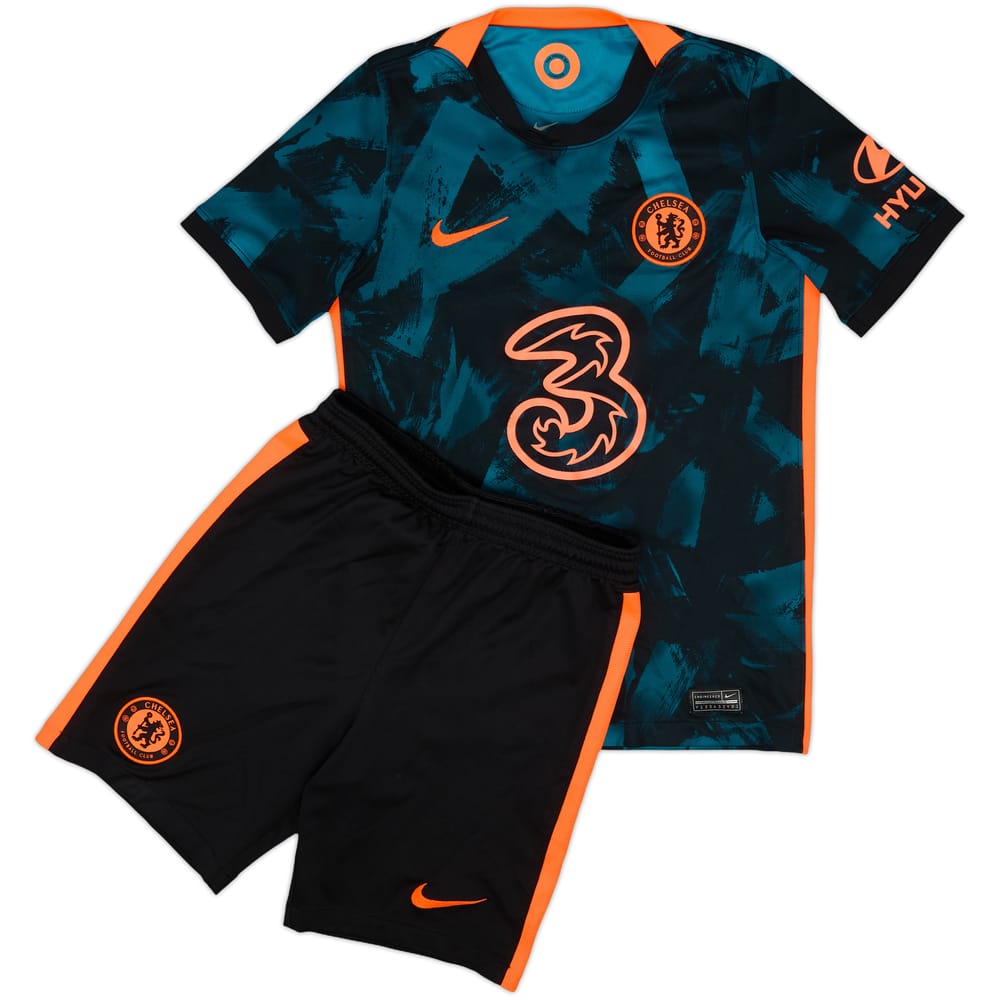 2021-22 Chelsea Third Shirt & Shorts - 8/10 - (M.Boys)