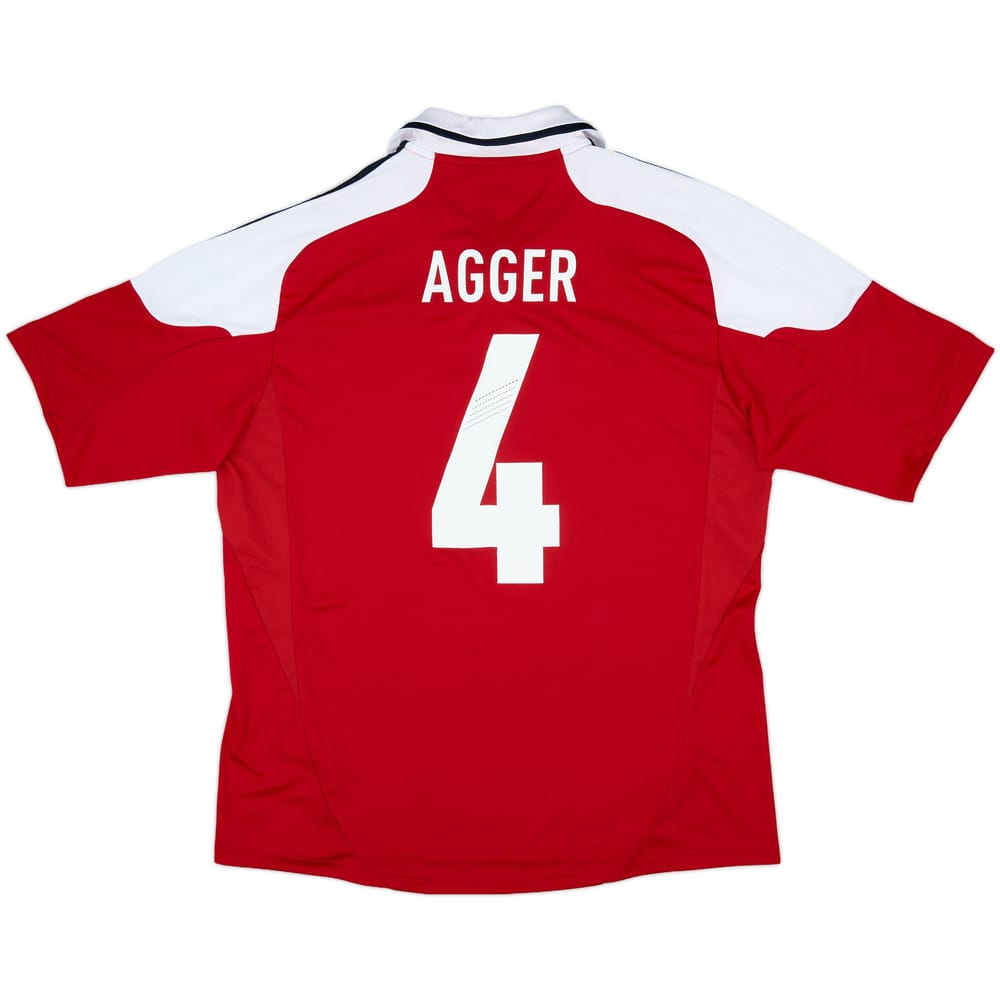 2012-13 Denmark Home Shirt Agger #4 - 7/10 - (L)