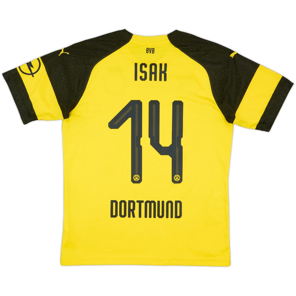 2018-19 Borussia Dortmund Home Shirt Isak #14 - 7/10 - (L)