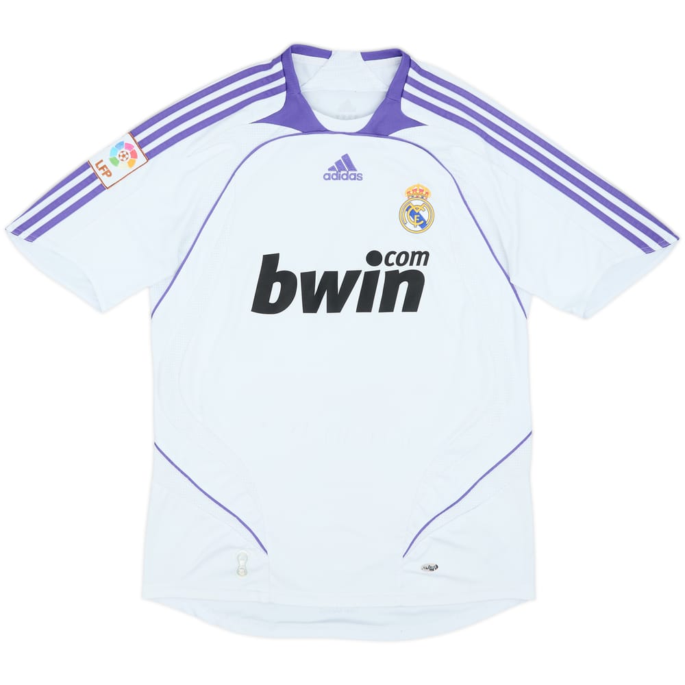2007-08 Real Madrid Home Shirt - 6/10 - (M)