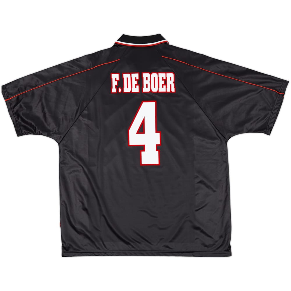 1998-99 Ajax Away Shirt F.De Boer #4 - 10/10 - (XXL)