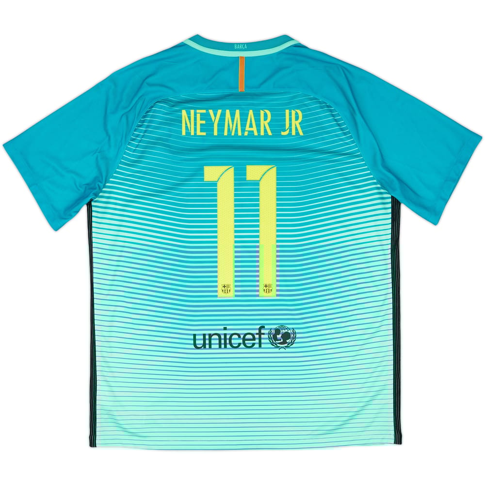 2016-17 Barcelona Third Shirt Neymar Jr #11 - 9/10 - (XL)