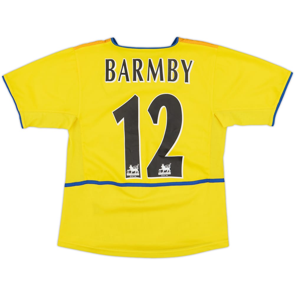 2002-03 Leeds United Away Shirt Barmby #12 - 6/10 - (L.Boys)