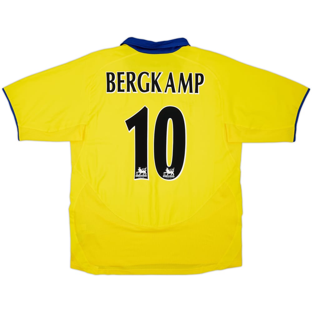 2003-05 Arsenal Away Shirt Bergkamp #10 - 9/10 - (L)