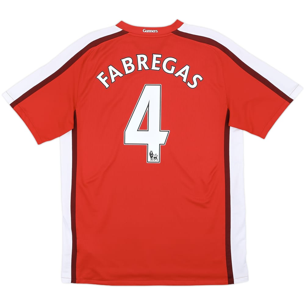 2008-10 Arsenal Home Shirt Fabregas #4 - 8/10 - (M)