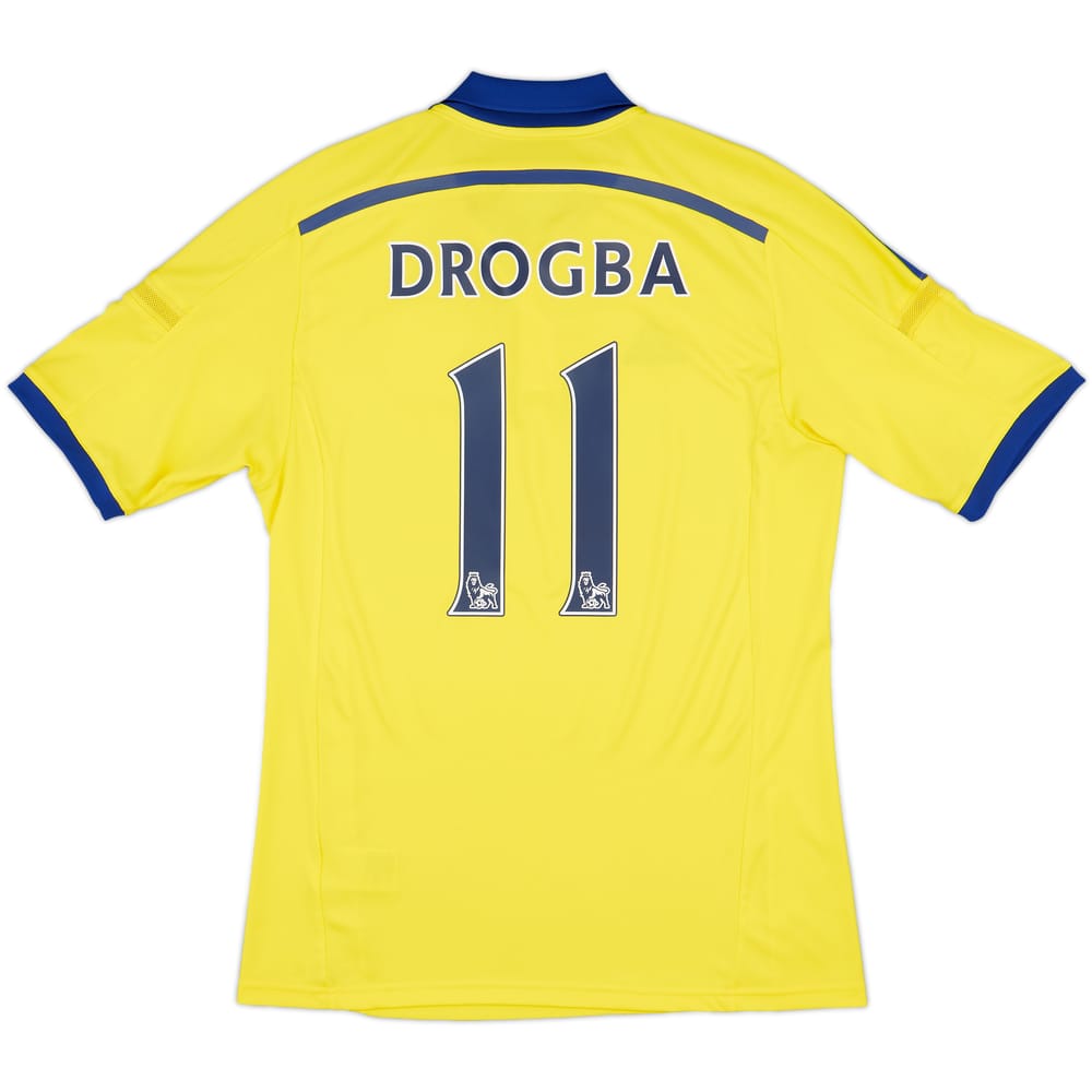 2014-15 Chelsea Away Shirt Drogba #11 - 7/10 - (M)