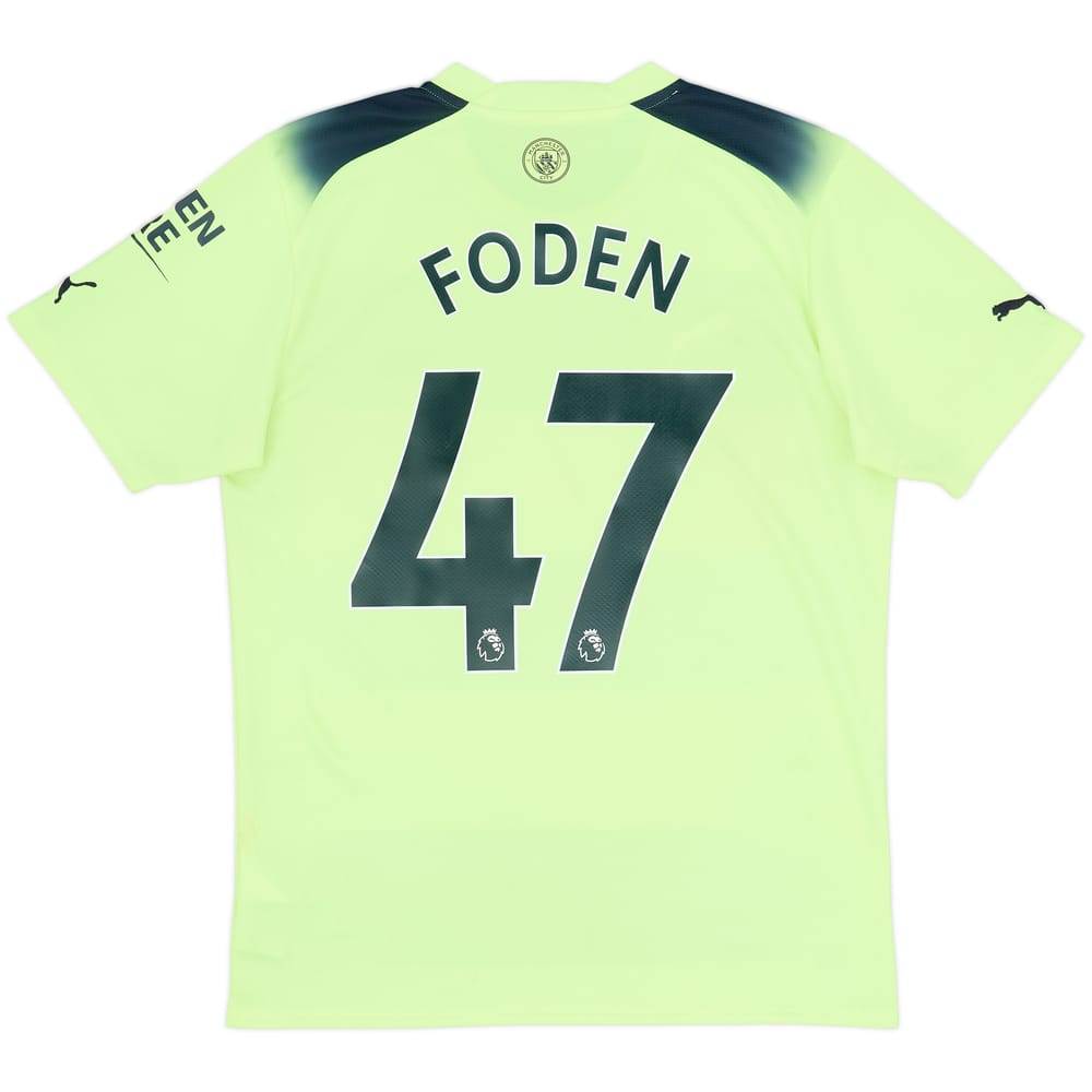 2022-23 Manchester City Third Shirt Foden #47 - 8/10 - (M)
