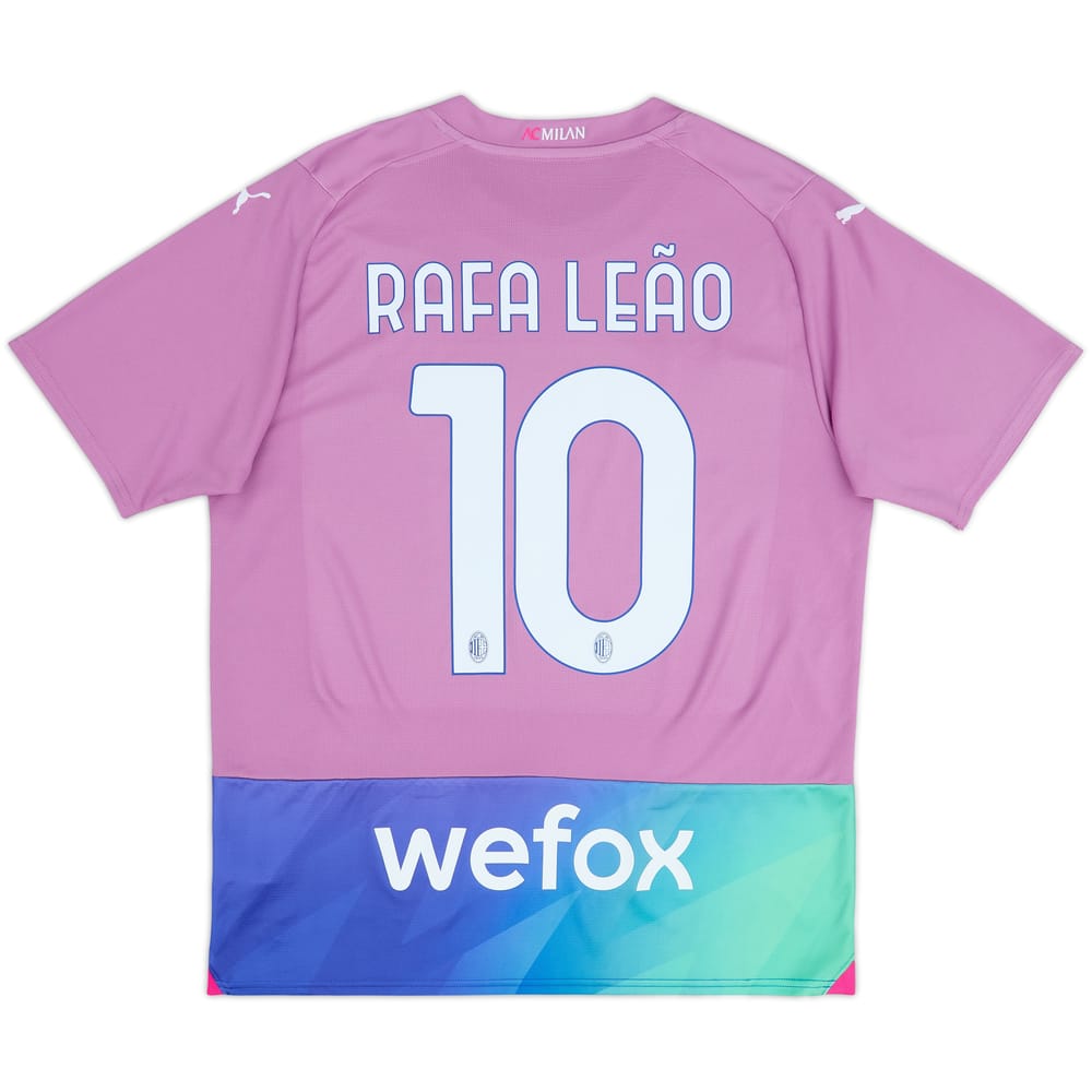 2023-24 AC Milan Third Shirt Rafa Leao #10 - 9/10 - (L)