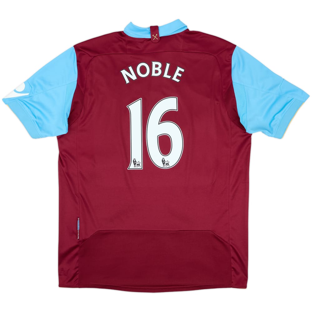 2010-11 West Ham Home Shirt Noble #16 - 7/10 - (XL)