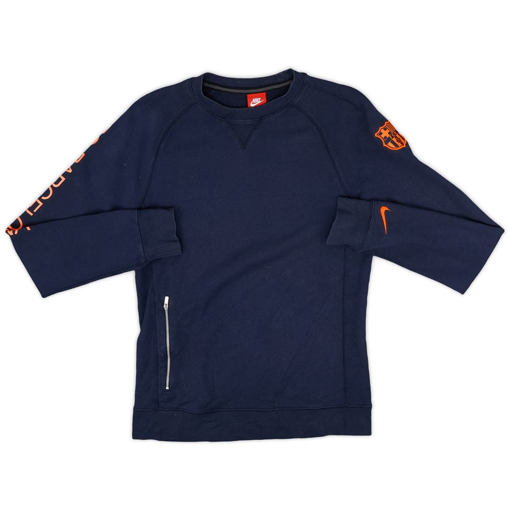 2017-18 Barcelona Nike Sweat Top - 8/10 - (S)