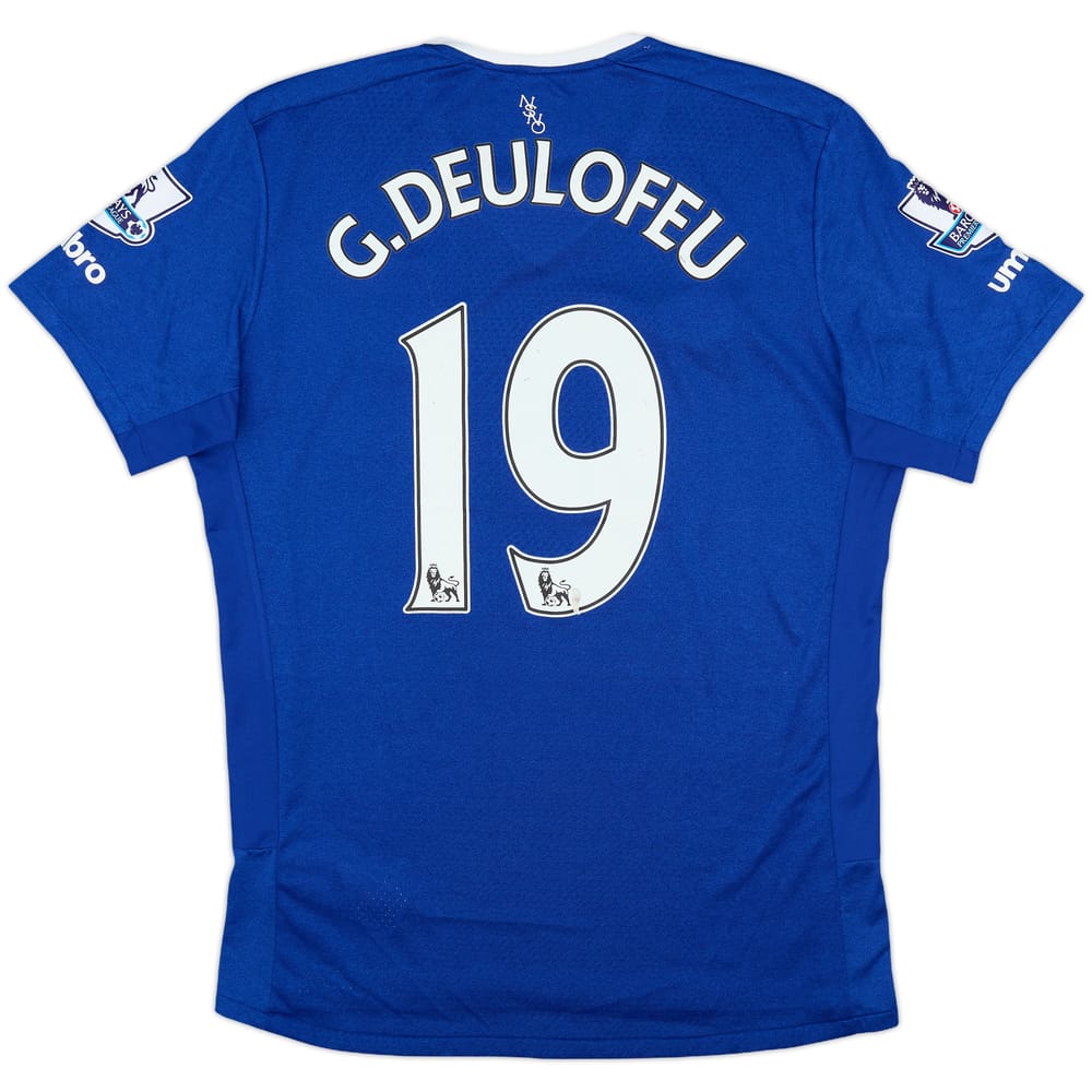 2015-16 Everton Home Shirt G.Deulofeu #19 - 7/10 - (M)