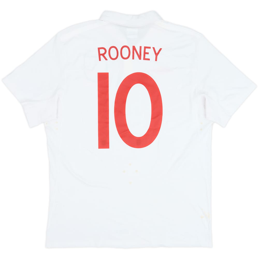 2009-10 England South Africa Home Shirt Rooney #10 - 5/10 - (L)