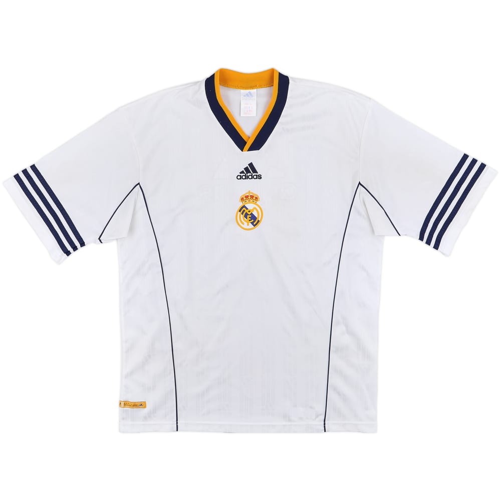 1999-00 Real Madrid adidas Training Shirt - 9/10 - (M)