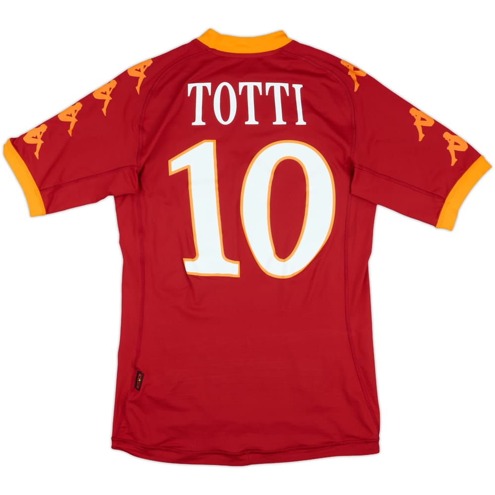2010-11 Roma Home Shirt Totti #10 - 7/10 - (S)