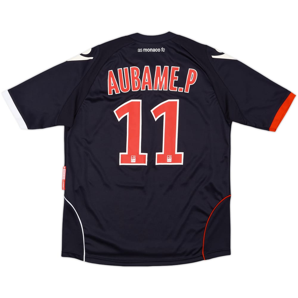 2010-11 Monaco Away Shirt Aubame.P #11 - 9/10 - (S)