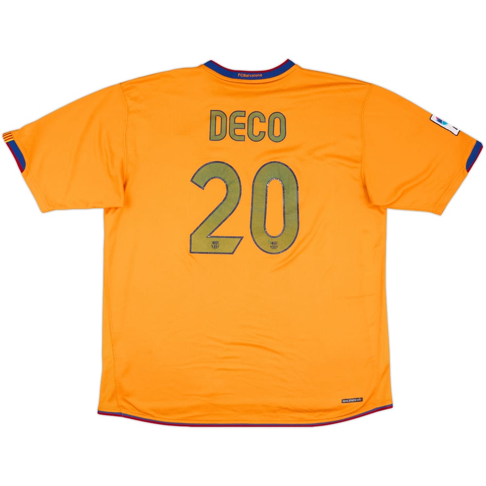 2006-08 Barcelona Away Shirt Deco #20 - 5/10 - (XL)