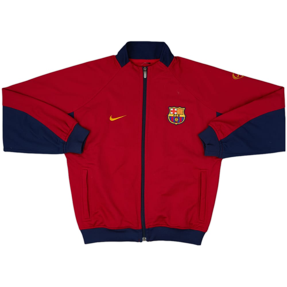 2003-04 Barcelona Nike Track Jacket - 8/10 - (L.Boys)