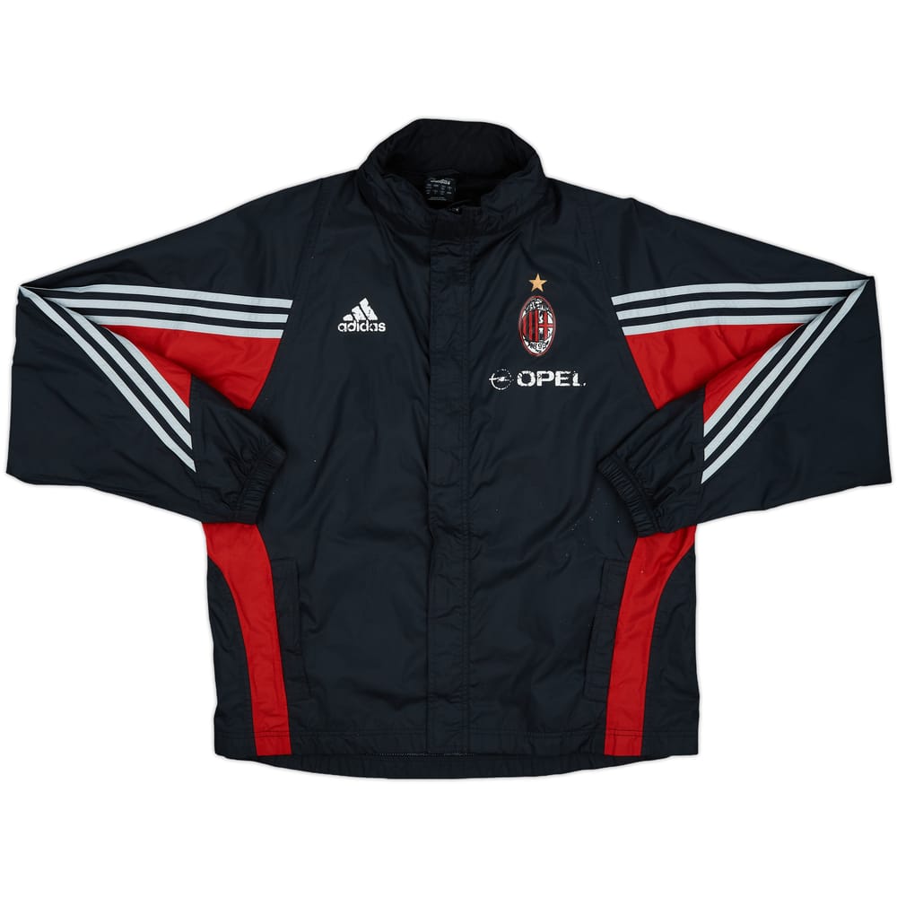 2003-04 AC Milan adidas Hooded Track Jacket - 4/10 - (L)