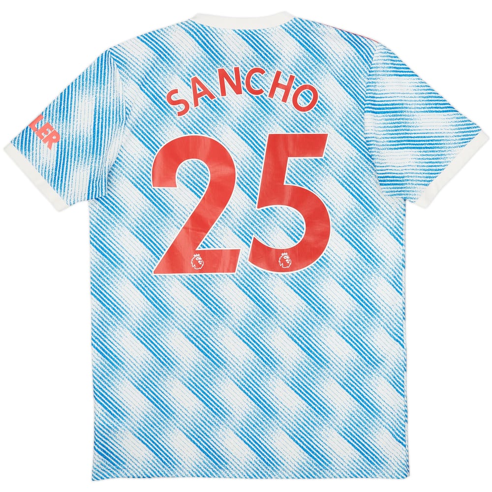 2021-22 Manchester United Away Shirt Sancho #25 - 7/10 - (M)