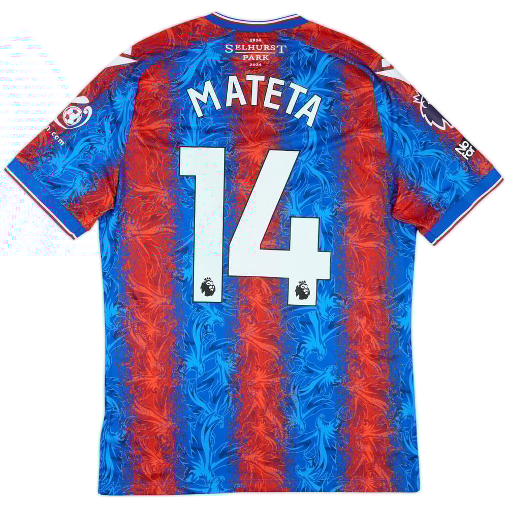 2024-25 Crystal Palace Match Issue Home Shirt Mateta #14