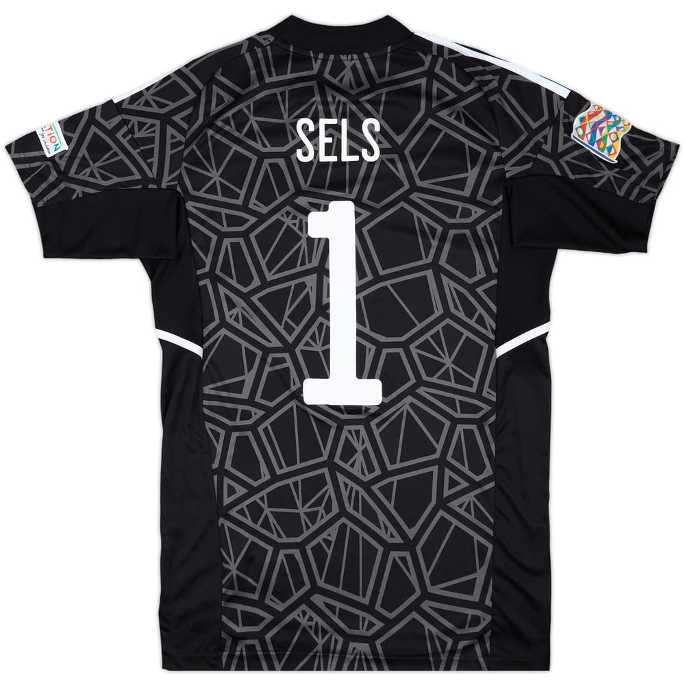 2022 Belgium Match Issue Nations League GK Shirt Sels #1