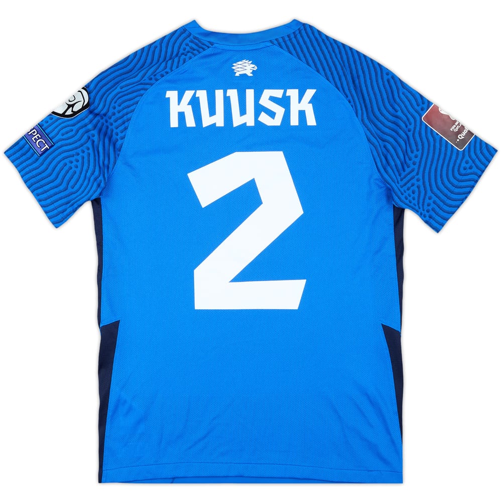 2021 Estonia Match Issue Home Shirt Kuusk #2