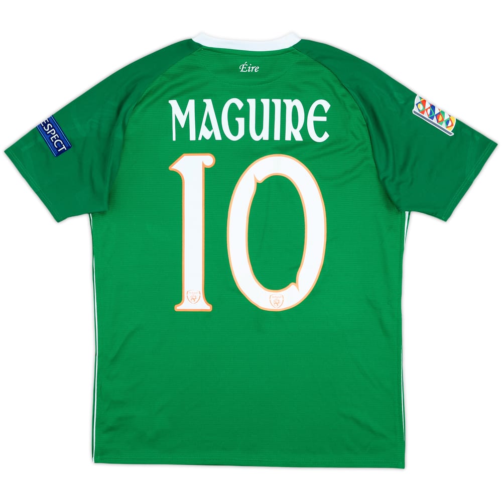 2018 Ireland Match Issue Nations League Home Shirt Maguire #10