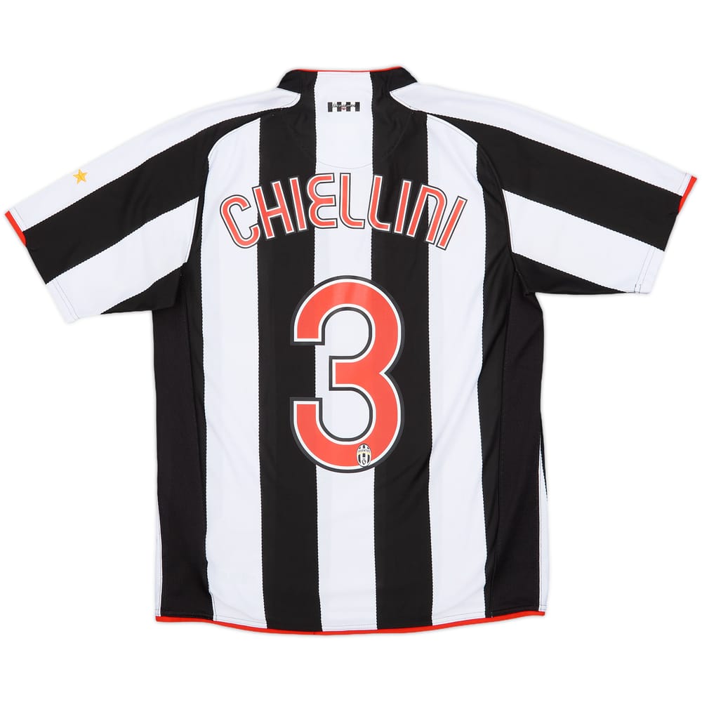 2007-08 Juventus Home Shirt Chiellini #3 - 7/10 - (M)