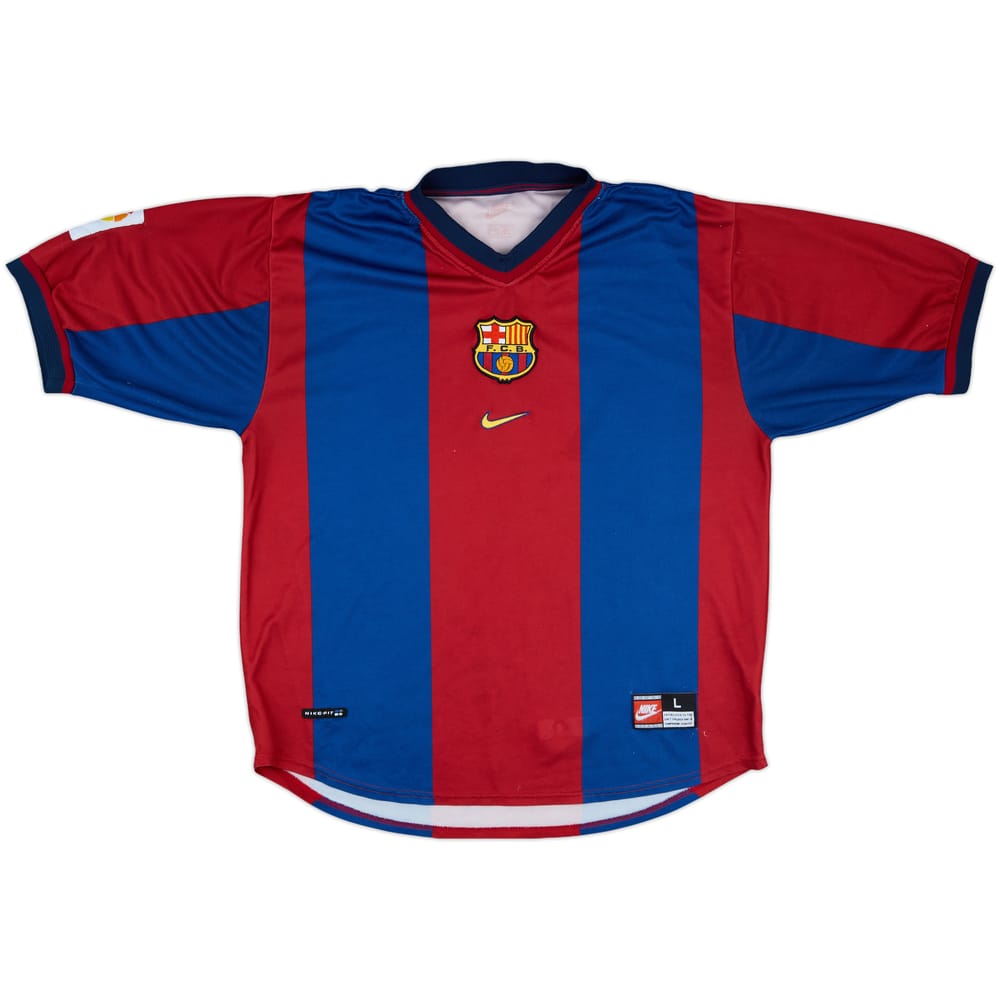 1998-00 Barcelona Home Shirt - 5/10 - (L)
