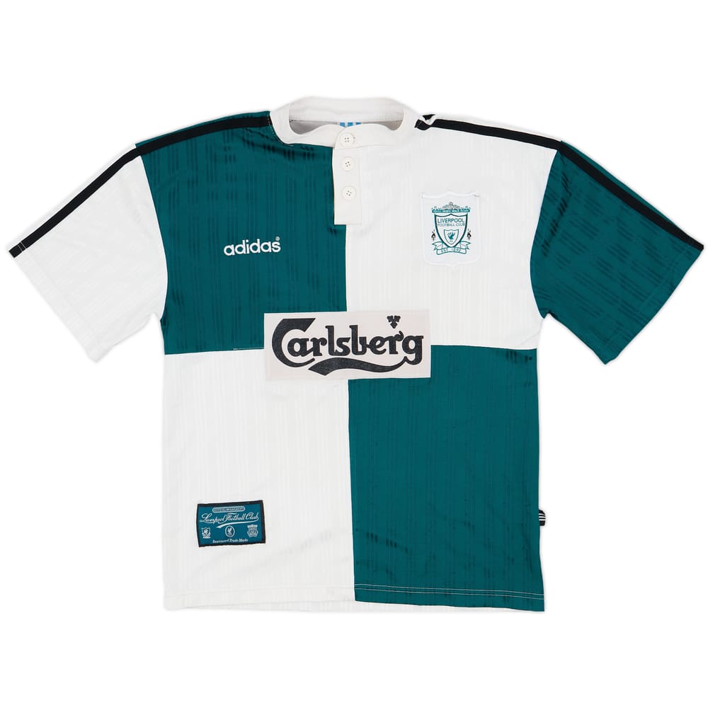 1995-96 Liverpool Away Shirt - 7/10 - (L.Boys)