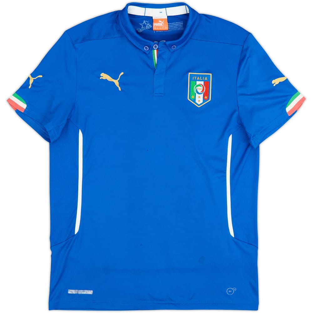 2014-15 Italy Home Shirt - 6/10 - (XL.Boys)