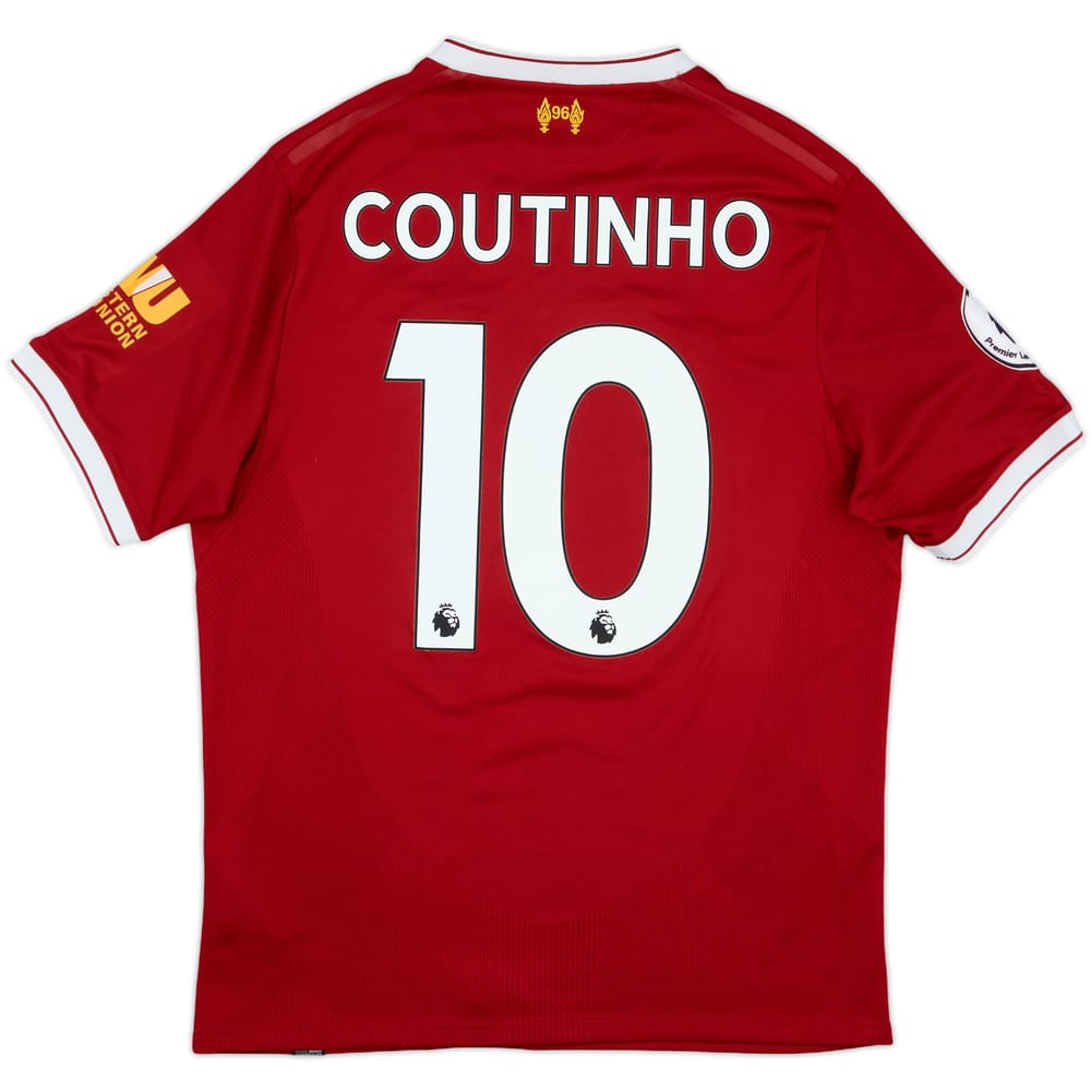 2017-18 Liverpool 125 Years Home Shirt Coutinho #10 - 6/10 - (S)
