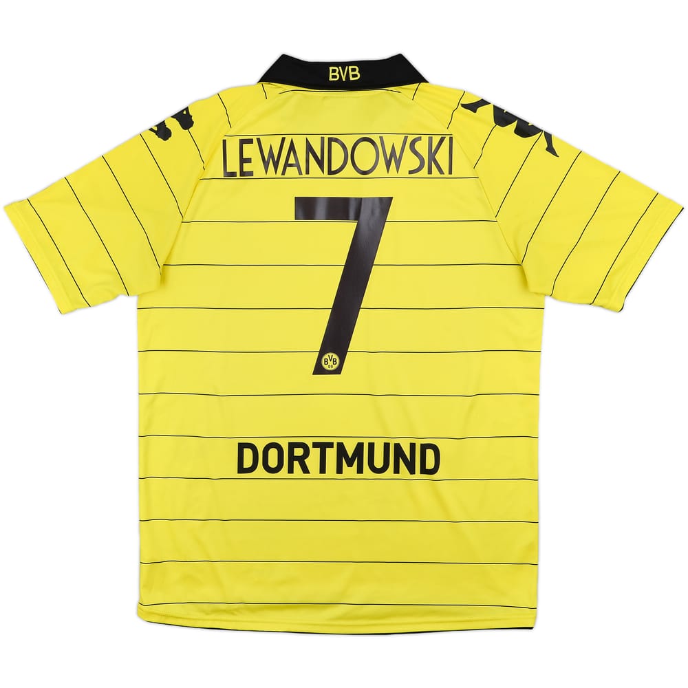 2010-11 Borussia Dortmund Home Shirt Lewandowski #7 - 8/10 - (XL)