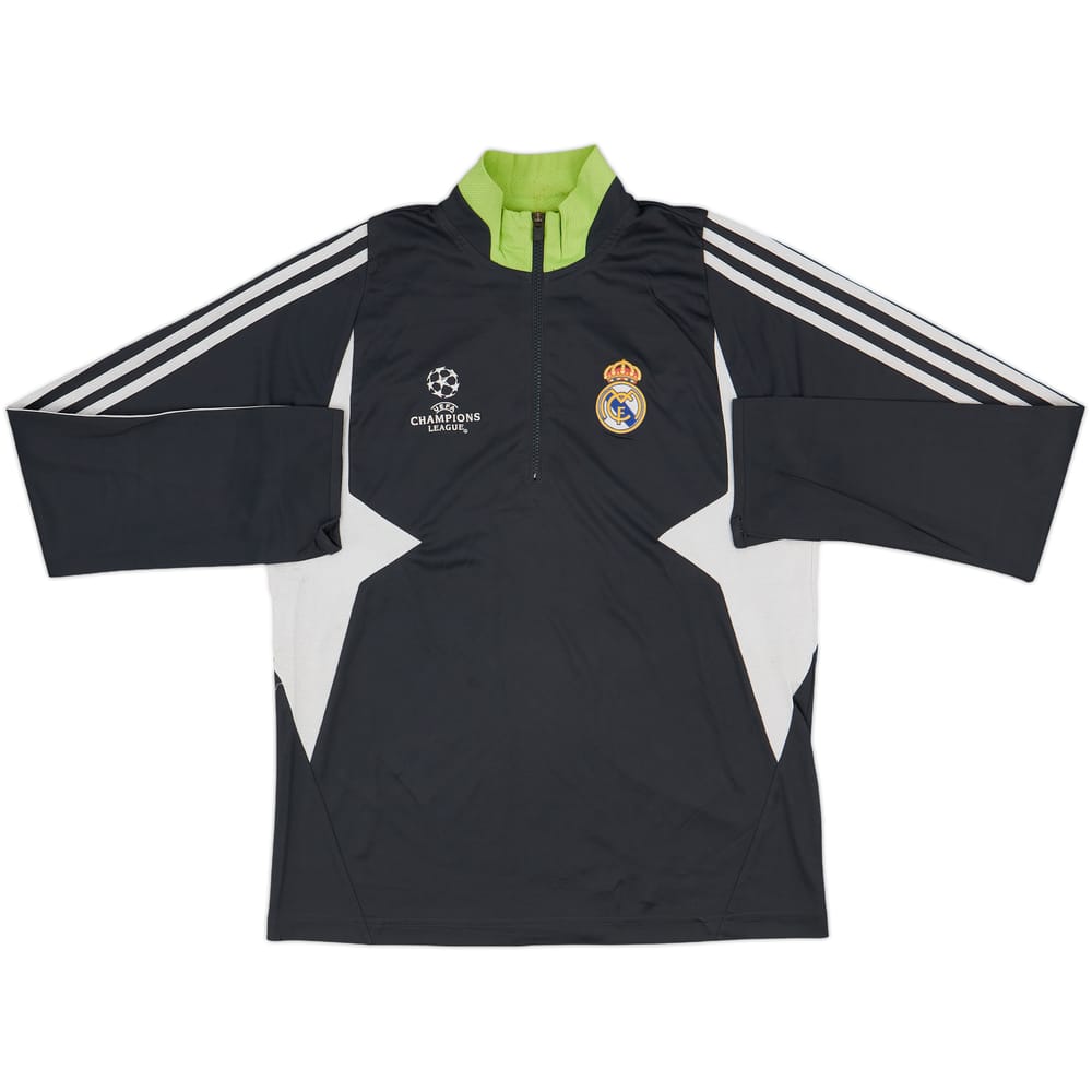 2007-08 Real Madrid adidas CL 1/4 Zip Drill Top - 5/10 - (S)