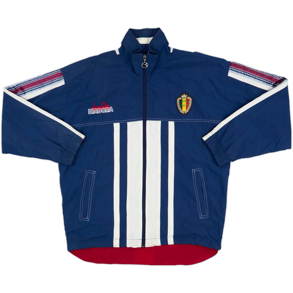 1994-95 Belgium Diadora Track Jacket - 8/10 - (M)