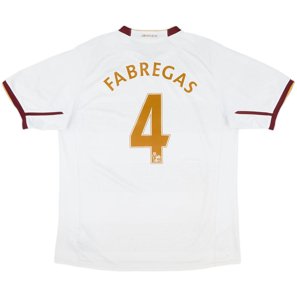 2007-08 Arsenal Away Shirt Fabregas #4 - 6/10 - (L)