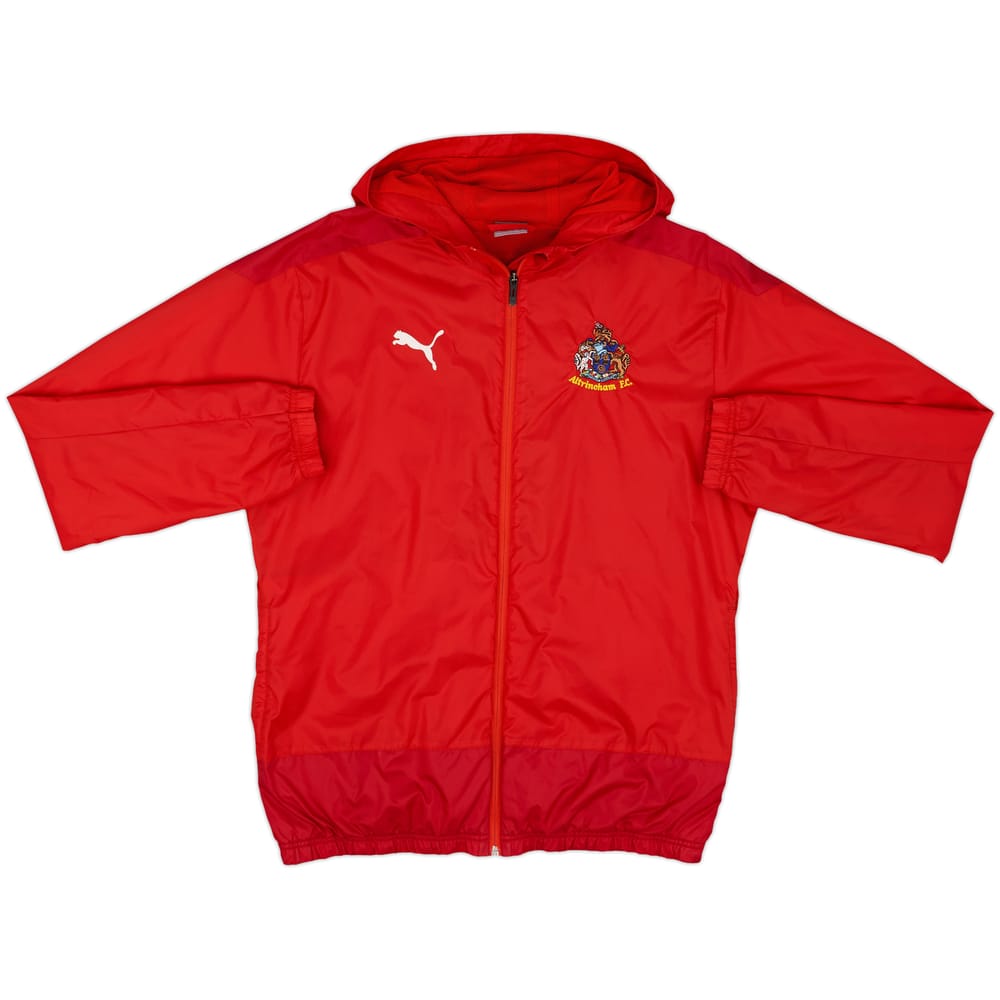 2021-22 Altrincham Puma Hooded Rain Coat - 9/10 - (L)
