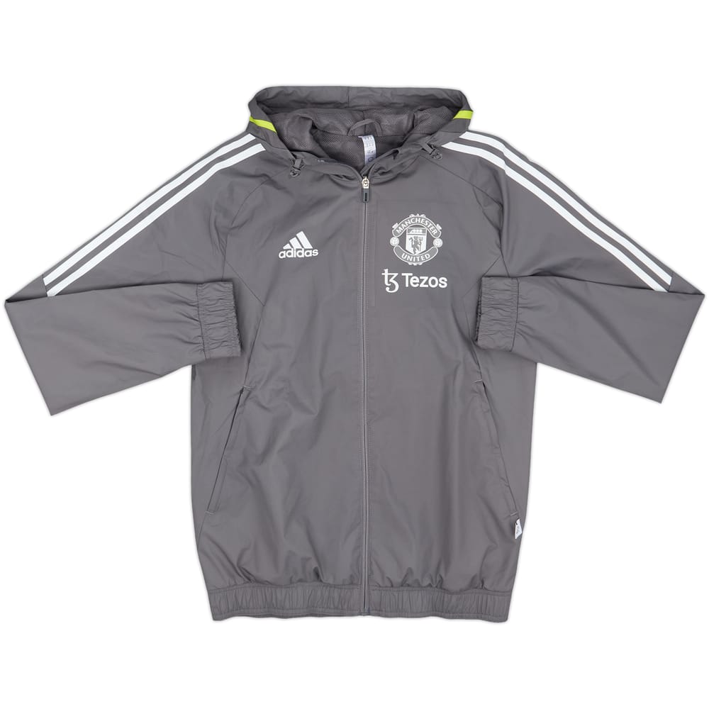 2021-22 Manchester United adidas Track Jacket - 10/10 - (XS)