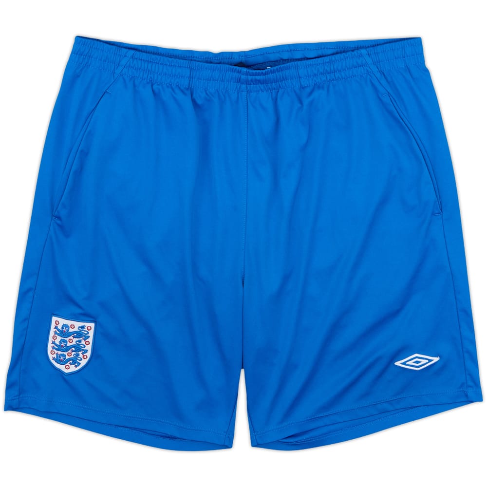 2010-11 England Umbro Home Shorts - 9/10 - (M)